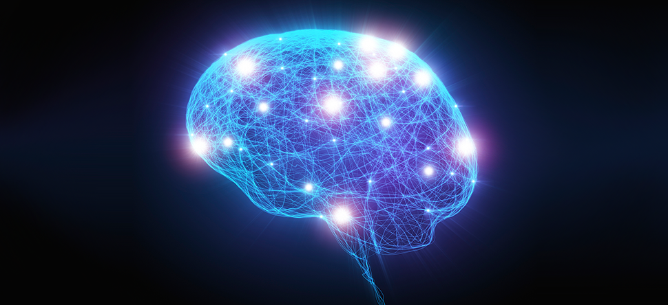 Réseau lumineux symbolisant l’IA appliquée